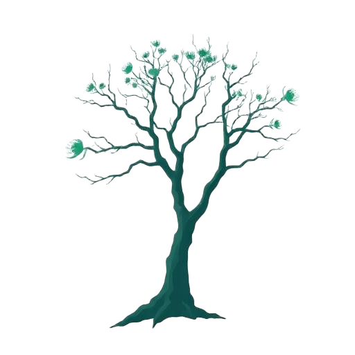 Quebracho Colorado tree illustration
